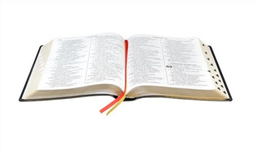 Bíblia Almeida Revista e Atualizada Letra Extragigante, livro aberto