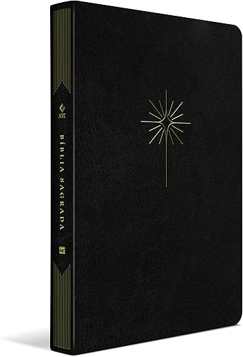 Bíblia NVT Filament (Preta, Luxo Couro Sintético): Slim Letra Grande