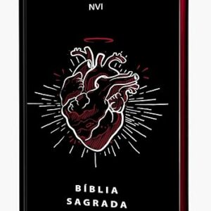 Bíblia Sagrada Coração Redimido Capa Dura Palavras de Jesus em Vermelho
