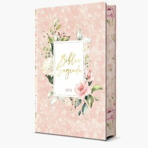 Bíblia Sagrada Flores Rosa - NVI- Idioma : Português