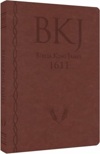 Bíblia King James 1611 Ultrafina Ampliada Marrom