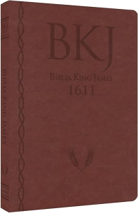 Bíblia King James 1611 Ultrafina Ampliada Marrom