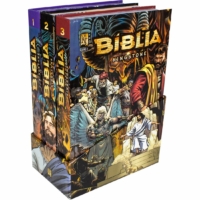 Bíblia Kingstone – 3 Volumes em Quadrinhos
