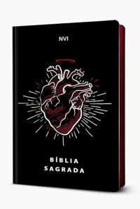 Bíblia Sagrada Coração Redimido Capa Dura Palavras de Jesus em Vermelho