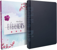 Kit Bíblia de Estudo Diz NAA Sticker + Caderno Anotações Bíblicas